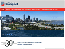 Tablet Screenshot of houspect.com.au
